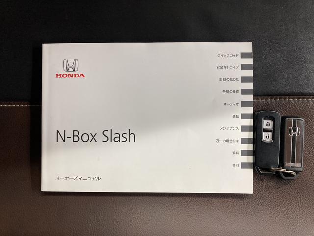 Ｎ−ＢＯＸスラッシュＧ・Ｌインテリアカラーパッケージナビ　バックカメラ　ＣＤ　ＵＳＢ　　Ｂｌｕｅｔｏｏｔｈ　ＥＴＣ　ドラレコ　運転席助手席シートヒーター　電動パーキング　オートライト　ディスチャージヘッドライト　プッシュスタート　電動格納ドアミラー（愛媛県）の中古車