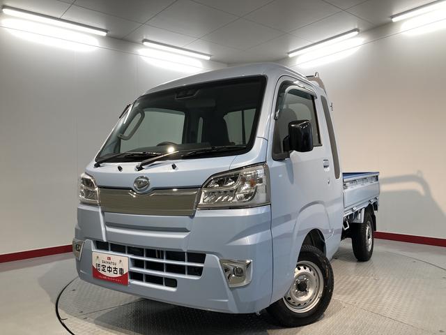 ハイゼットトラックジャンボＳＡIIIｔ４ＷＤ　ＭＴ車　ＳＡＩＩＩｔ　エアコン　パワステ　パワーウインドウ　ＡＢＳ　運転席助手席エアバッグ　キーレスエントリー　ＬＥＤヘッドライト　オーディオ取付部穴　バックカメラ（愛媛県）の中古車