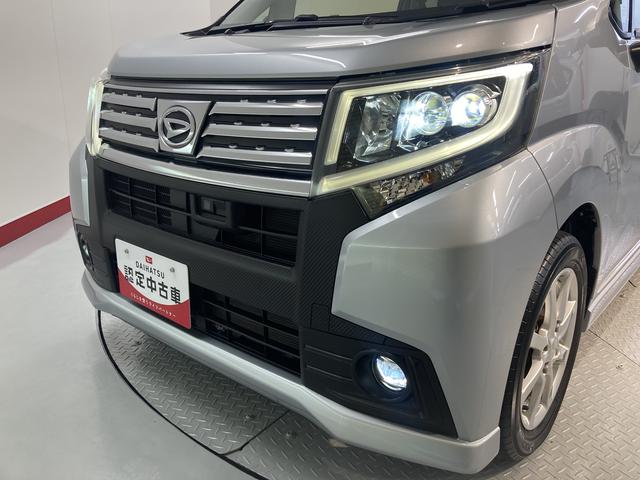 ムーヴカスタム　Ｘ　ＳＡ２ＷＤ　ＣＶＴ　プッシュスタート　純正アルミホイール　ＬＥＤヘッドライト　オートライト　アイドリングストップ　オートエアコン　パワステ　パワーウインドウ　ＡＢＳ　電動格納ミラー　運転席助手席エアバッグ（愛媛県）の中古車