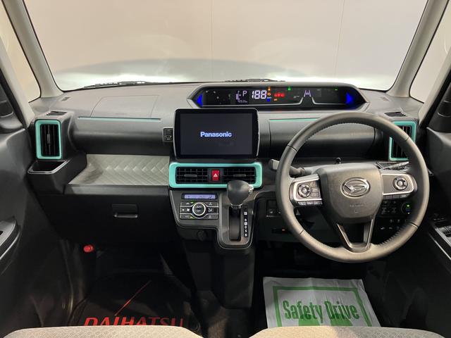 タントＸターボスマアシ　ナビ　パノラマモニター　フルセグＴＶ　ＣＤ　ＤＶＤ　ＵＳＢ　Ｂｌｕｅｔｏｏｔｈ　ドラレコ　両側電動スライドドア　前席シートヒーター　クルーズコントロール　オートライト　ＬＥＤヘッドライト（愛媛県）の中古車