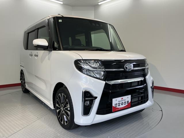 タントカスタムＲＳスマアシ　純正ナビ　バックカメラ　フルセグＴＶ　ＣＤ　ＤＶＤ　ＵＳＢ　Ｂｌｕｅｔｏｏｔｈ　両側電動スライドドア　前席シートヒーター　クルーズコントロール　オートライト　ＬＥＤヘッドライト　キーフリー（愛媛県）の中古車