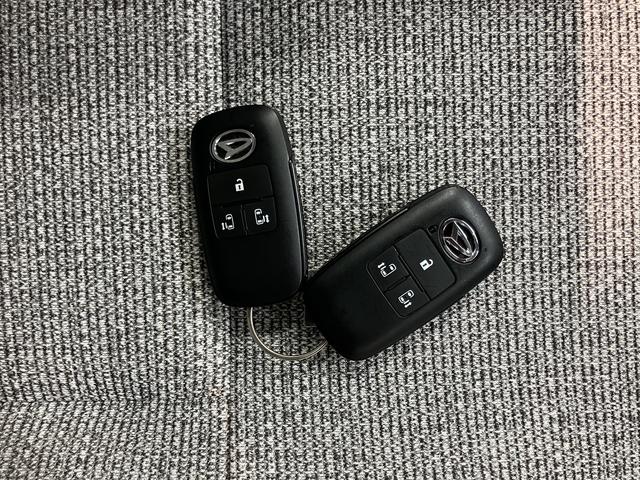 ムーヴキャンバスストライプスＧターボスマートアシスト　パノラマカメラ　両側電動スライドドア　クルーズコントロール　前席シートヒーター　電動パーキング　オートライト　ＬＥＤヘッドライト　プッシュスタート　アイドリングストップ　キーフリー（愛媛県）の中古車
