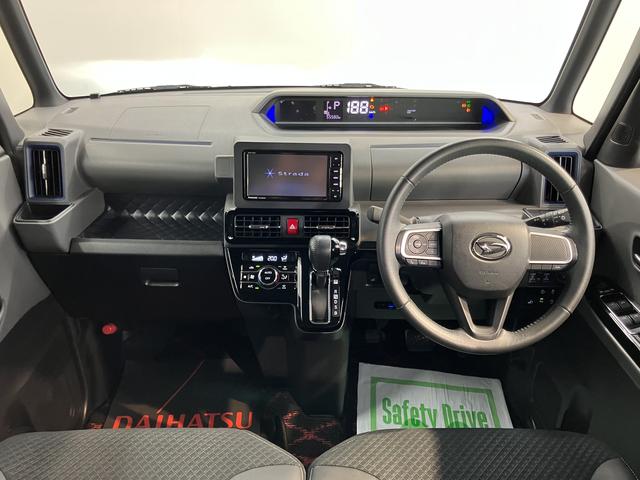 タントカスタムＲＳスマアシ　ナビ　バックカメラ　フルセグＴＶ　ＣＤ　ＤＶＤ　ＵＳＢ　Ｂｌｕｅｔｏｏｔｈ　ＥＴＣ　両側電動スライドドア　前席シートヒーター　オートライト　ＬＥＤヘッドライト　アイドリングストップ（愛媛県）の中古車