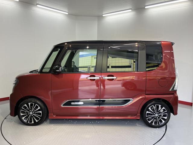 タントカスタムＲＳスマアシ　ナビ　バックカメラ　フルセグＴＶ　ＣＤ　ＤＶＤ　ＵＳＢ　Ｂｌｕｅｔｏｏｔｈ　ＥＴＣ　両側電動スライドドア　前席シートヒーター　オートライト　ＬＥＤヘッドライト　アイドリングストップ（愛媛県）の中古車