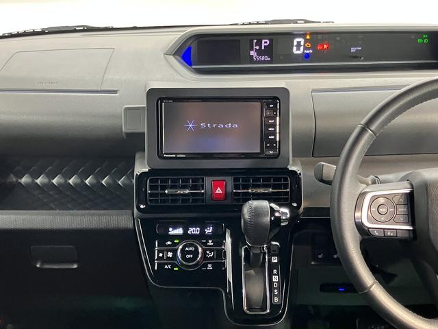 タントカスタムＲＳスマアシ　ナビ　バックカメラ　フルセグＴＶ　ＣＤ　ＤＶＤ　ＵＳＢ　Ｂｌｕｅｔｏｏｔｈ　ＥＴＣ　両側電動スライドドア　前席シートヒーター　オートライト　ＬＥＤヘッドライト　アイドリングストップ（愛媛県）の中古車