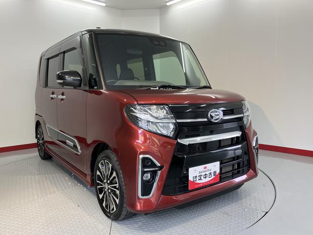 タントカスタムＲＳスマアシ　ナビ　バックカメラ　フルセグＴＶ　ＣＤ　ＤＶＤ　ＵＳＢ　Ｂｌｕｅｔｏｏｔｈ　ＥＴＣ　両側電動スライドドア　前席シートヒーター　オートライト　ＬＥＤヘッドライト　アイドリングストップ（愛媛県）の中古車