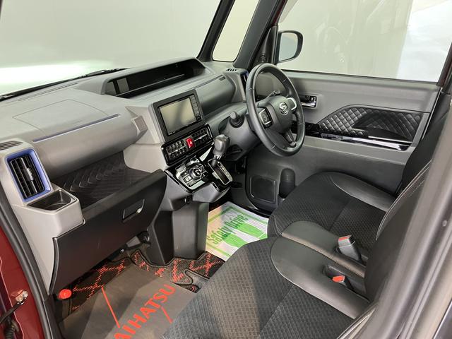 タントカスタムＲＳスマアシ　ナビ　バックカメラ　フルセグＴＶ　ＣＤ　ＤＶＤ　ＵＳＢ　Ｂｌｕｅｔｏｏｔｈ　ＥＴＣ　両側電動スライドドア　前席シートヒーター　オートライト　ＬＥＤヘッドライト　アイドリングストップ（愛媛県）の中古車