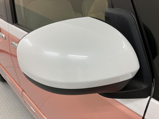 ムーヴキャンバスストライプスＧプッシュスタート　両側電動スライドドア　運転席助手席シートヒーター　ＬＥＤヘッドライト　オートライト　電動パーキング　スマートアシスト　アイドリングストップ　ベンチシート　バックカメラ（愛媛県）の中古車