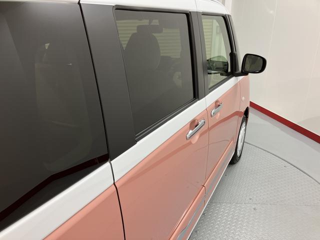 ムーヴキャンバスストライプスＧプッシュスタート　両側電動スライドドア　運転席助手席シートヒーター　ＬＥＤヘッドライト　オートライト　電動パーキング　スマートアシスト　アイドリングストップ　ベンチシート　バックカメラ（愛媛県）の中古車