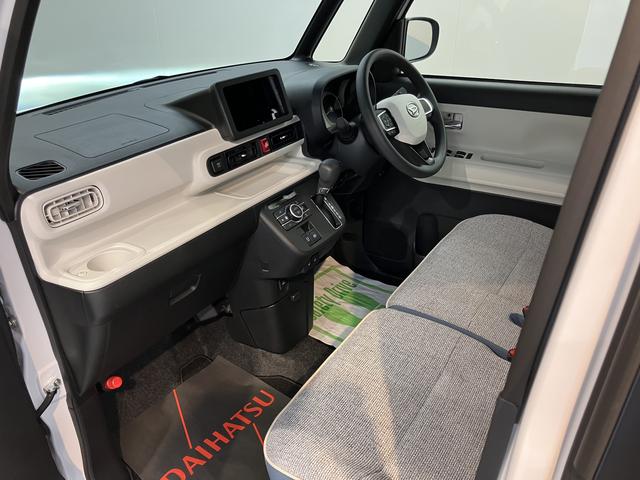 ムーヴキャンバスストライプスＧプッシュスタート　両側電動スライドドア　運転席助手席シートヒーター　ＬＥＤヘッドライト　オートライト　電動パーキング　スマートアシスト　アイドリングストップ　ベンチシート　バックカメラ（愛媛県）の中古車