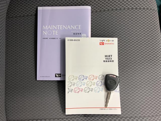 ハイゼットトラックジャンボＳＡIIIｔＳＡＩＩＩｔ　４ＷＤ　ＡＴ車　ＣＤ　ＵＳＢ　マニュアルエアコン　パワステ　エアバッグ　ＡＢＳ　オートライト　ＬＥＤヘッドライト　障害物センサー　荷台作業灯　キーレスエントリー（愛媛県）の中古車