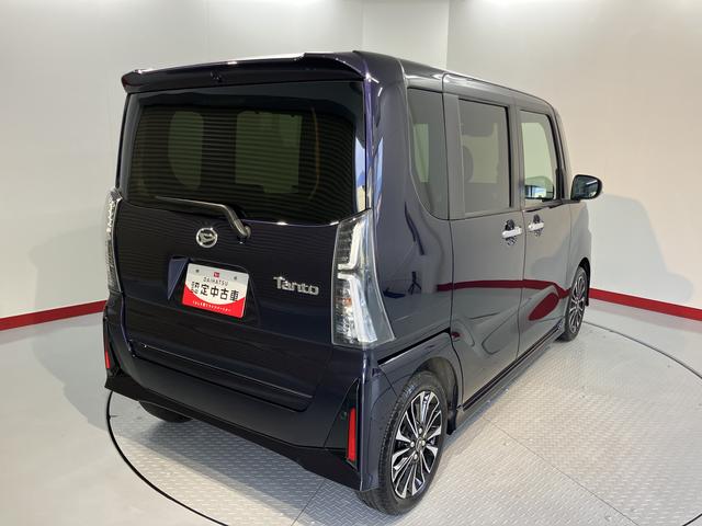 タントカスタムＲＳスマアシ　パノラマカメラ　両側電動スライドドア　前席シートヒーター　オートライト　ＬＥＤヘッドライト　プッシュスタート　アイドリングストップ　電動パーキング　電動格納ドアミラー　キーフリーシステム（愛媛県）の中古車