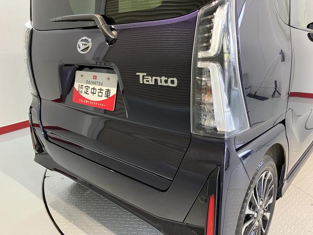 タントカスタムＲＳスマアシ　パノラマカメラ　両側電動スライドドア　前席シートヒーター　オートライト　ＬＥＤヘッドライト　プッシュスタート　アイドリングストップ　電動パーキング　電動格納ドアミラー　キーフリーシステム（愛媛県）の中古車