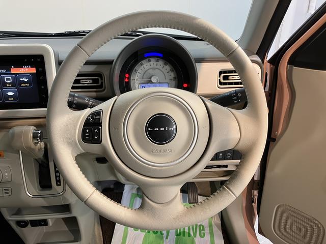 アルトラパンＸ純正ナビ　パノラマモニター　フルセグＴＶ　ＣＤ　ＵＳＢ　Ｂｌｕｅｔｏｏｔｈ　ドラレコ　ＥＴＣ　運転席シートヒーター　オートライト　プッシュスタート　アイドリングストップ　電動格納ドアミラー　キーフリー（愛媛県）の中古車