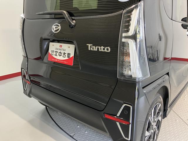 タントカスタムＸ純正ナビ　バックカメラ　地上デジタルＴＶ　ドライブレコーダー　プッシュスタート　両側電動スライドドア　運転席助手席シートヒーター　ＬＥＤヘッドライト　オートライト　アイドリングストップ（愛媛県）の中古車