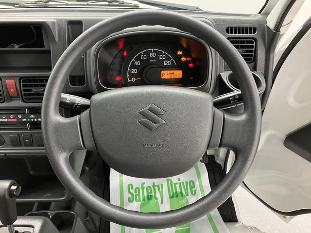 キャリイトラックＫＣエアコン・パワステ４ＷＤ　ＡＴ車　マニュアルエアコン　パワステ　ＡＢＳ　運転席エアバッグ　助手席エアバッグ　荷台作業灯（愛媛県）の中古車