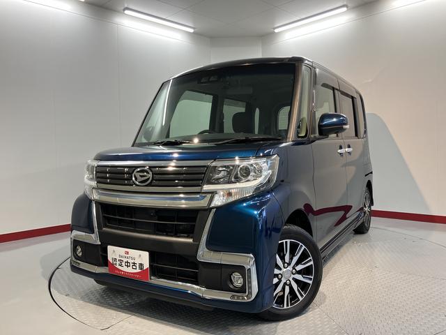タントカスタムＸ　トップエディションＶＳ　ＳＡIIIナビ　パノラマモニター　地上デジタルＴＶ　ＣＤ　ＤＶＤ　Ｂｌｕｅｔｏｏｔｈ　ＵＳＢ　ドライブレコーダー　プッシュスタート　両側電動スライドドア　運転席シートヒーター　ＬＥＤヘッドライト　オートライト（愛媛県）の中古車