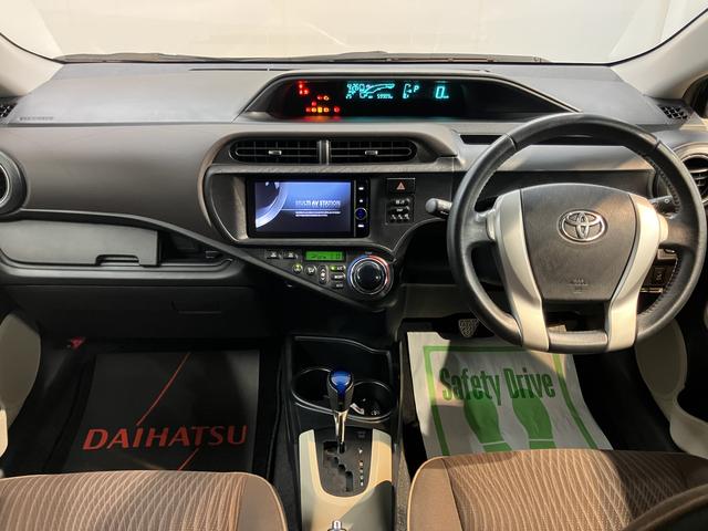 アクアＧ２ＷＤ　ＣＶＴ車　ナビ　バックカメラ　フルセグＴＶ　ＣＤ　ＤＶＤ　Ｂｌｕｅｔｏｏｔｈ　ドラレコ　ＥＴＣ　オートライト　プッシュスタート　電動格納ドアミラー　キーフリーシステム（愛媛県）の中古車