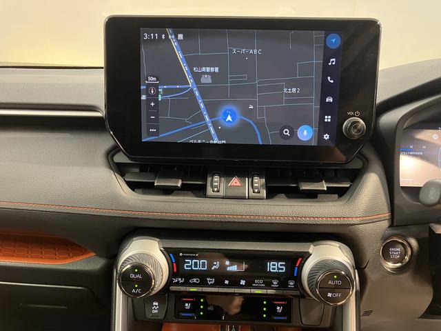 ＲＡＶ４アドベンチャー純正ナビ　パノラミックビューモニター　デジタルインナーミラー　ステアリングヒーター　シートベンチレーター　ＡＣ１００Ｖアクセサリーコンセント　電動パーキングブレーキ　パノラマムーンルーフ（愛媛県）の中古車