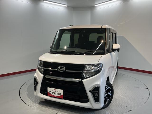 タントカスタムＸセレクションスマアシ　純正ナビ　パノラマモニター　フルセグＴＶ　ＣＤ　ＤＶＤ　Ｂｌｕｅｔｏｏｔｈ　前席シートヒーター　ＬＥＤヘッドライト　アイドリングストップ　電動格納ドアミラー　キーフリーシステム（愛媛県）の中古車