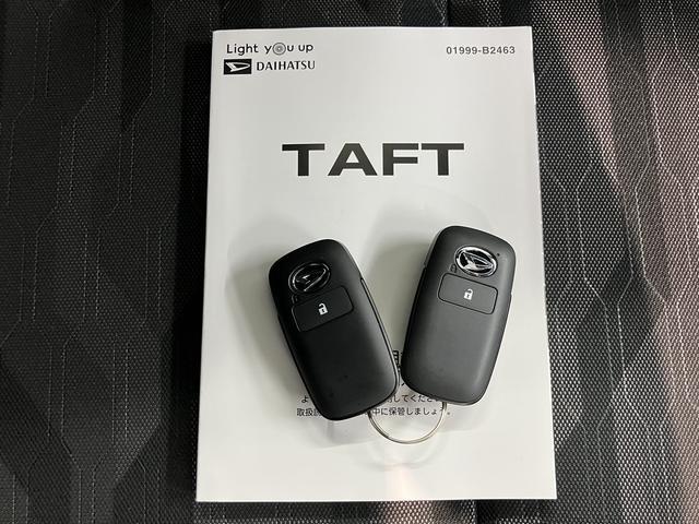 タフトＧ純正ナビ　フルセグＴＶ　ＣＤ　ＤＶＤ　ＵＳＢ　Ｂｌｕｅｔｏｏｔｈ　ドラレコ　前席シートヒーター　オートライト　ＬＥＤヘッドライト　プッシュスタート　アイドリングストップ　電動格納ドアミラー（愛媛県）の中古車