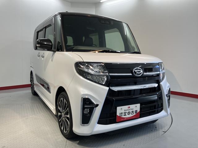 タントカスタムＲＳセレクション純正ナビ　パノラマモニター　地上デジタルＴＶ　ＣＤ　ＤＶＤ　Ｂｌｕｅｔｏｏｔｈ　プッシュスタート　両側電動スライドドア　運転席助手席シートヒーター　クルーズコントロール　ＬＥＤヘッドライト（愛媛県）の中古車
