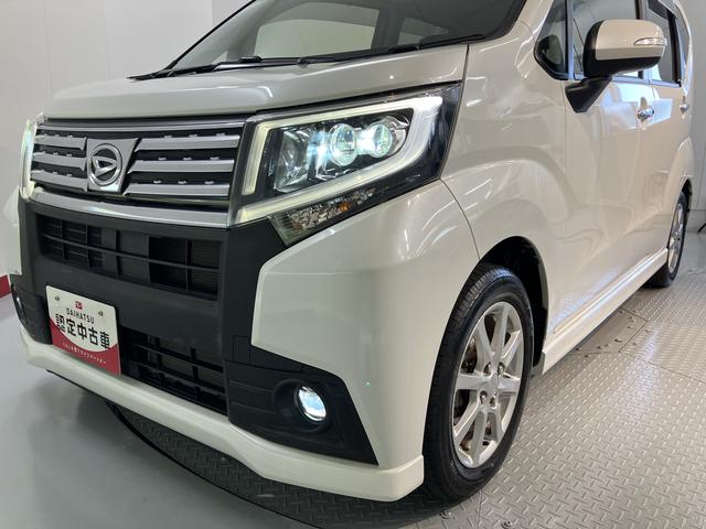 ムーヴカスタム　ＸＣＤデッキ　プッシュスタート　ＬＥＤヘッドライト　オートライト　フォグランプ　オートエアコン　電動格納ドアミラー　純正アルミホイール　ベンチシート（愛媛県）の中古車