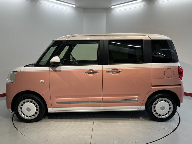 ムーヴキャンバスストライプスＧプッシュスタート　両側電動スライドドア　アイドリングストップ　コーナーセンサー　ＬＥＤヘッドライト　オートライト　オートマチックハイビーム　電動パーキングブレーキ（ホールド機能付）（愛媛県）の中古車