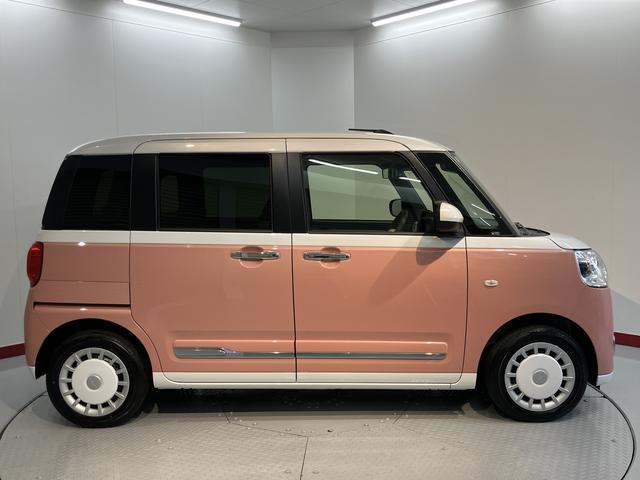 ムーヴキャンバスストライプスＧプッシュスタート　両側電動スライドドア　アイドリングストップ　コーナーセンサー　ＬＥＤヘッドライト　オートライト　オートマチックハイビーム　電動パーキングブレーキ（ホールド機能付）（愛媛県）の中古車