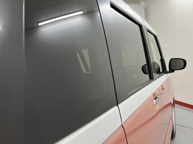 ムーヴキャンバスストライプスＧプッシュスタート　両側電動スライドドア　アイドリングストップ　コーナーセンサー　ＬＥＤヘッドライト　オートライト　オートマチックハイビーム　電動パーキングブレーキ（ホールド機能付）（愛媛県）の中古車