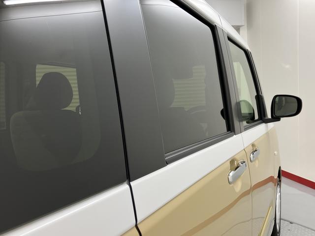ムーヴキャンバスストライプスＧスマアシ　プッシュスタート　両側電動スライドドア　アイドリングストップ　コーナーセンサー　ＬＥＤヘッドライト　オートライト　ＡＤＢ　電動パーキングブレーキ（ホールド機能付）　バックカメラ（愛媛県）の中古車