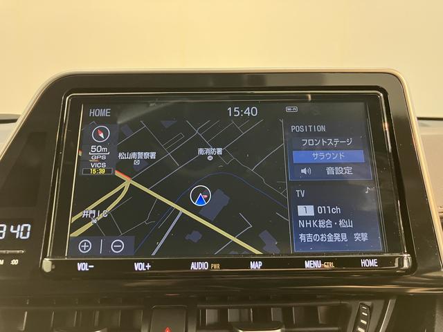 Ｃ−ＨＲＧプッシュスタート　セパレートシート純正ドライブレコーダー　純正ナビ　パーキングブレーキ　オートマチックハイビーム　オートクルーズコントロール　バックカメラ　ブラインドスポットモニター　シートヒーター（愛媛県）の中古車