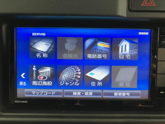 ハイゼットカーゴクルーズＳＡIII２ＷＤ　ＡＴ車　ＬＥＤヘッドライト　フォグランプ　純正ナビ　地上デジタルＴＶ　ＣＤ　ＤＶＤ　Ｂｌｕｅｔｏｏｔｈ　ＵＳＢ　ＥＴＣ　両側スライドドア　アイドリングストップ（愛媛県）の中古車
