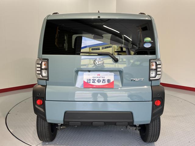 タフトＧターボＣＤデッキ　ＥＴＣ車載器　プッシュスタート　クルーズコントロール　アルミホイール　左右シートヒーター　ＬＥＤヘッドライト　オートハイビーム　フォグランプ　オートエアコン　電動パーキング（愛媛県）の中古車