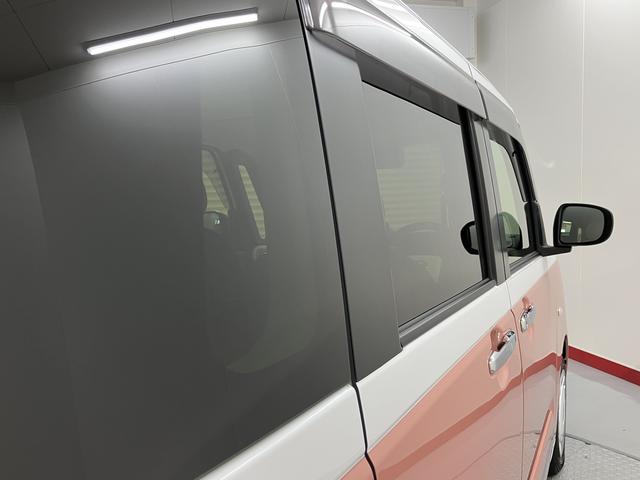 ムーヴキャンバスストライプスＧ２ＷＤ　プッシュスタート　両側電動スライドドア　電動パーキングブレーキ（ホールド機能付）　アイドリングストップ　オートライト　オートマチックハイビーム（ＡＤＢ）　コーナーセンサー　ＬＥＤヘッドライト（愛媛県）の中古車