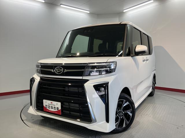 タントカスタムＸ両側電動スライドドア　前席シートヒーター　電動パーキング　オートライト　ＬＥＤヘッドライト　プッシュスタート　アイドリングストップ　キーフリーシステム　電動格納ドアミラー（愛媛県）の中古車