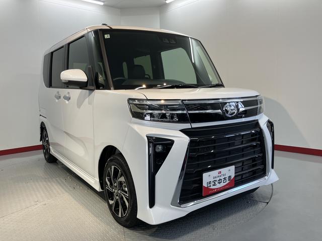 タントカスタムＸ両側電動スライドドア　前席シートヒーター　電動パーキング　オートライト　ＬＥＤヘッドライト　プッシュスタート　アイドリングストップ　キーフリーシステム　電動格納ドアミラー（愛媛県）の中古車