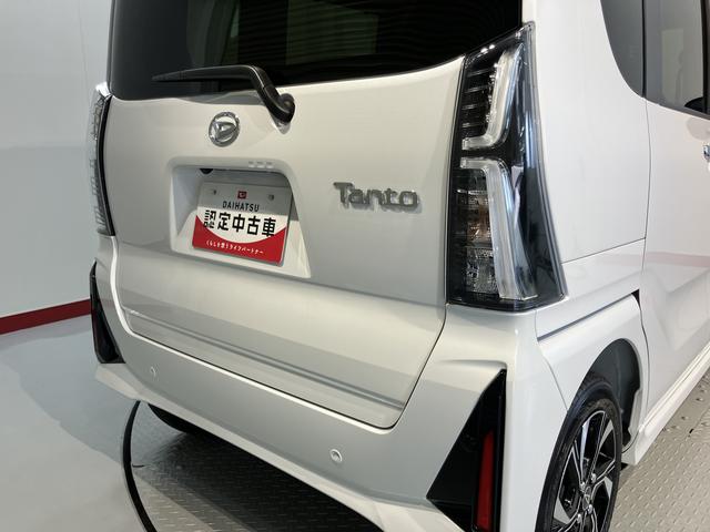 タントカスタムＸ両側電動スライドドア　前席シートヒーター　電動パーキング　オートライト　ＬＥＤヘッドライト　プッシュスタート　アイドリングストップ　キーフリーシステム　電動格納ドアミラー（愛媛県）の中古車