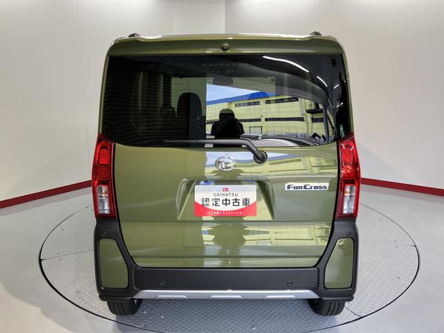 タントファンクロスターボ両側電動スライドドア　前席シートヒーター　オートライト　ＬＥＤヘッドライト　電動パーキング　障害物センサー　プッシュスタート　アイドリングストップ　キーフリーシステム　電動格納ドアミラー（愛媛県）の中古車