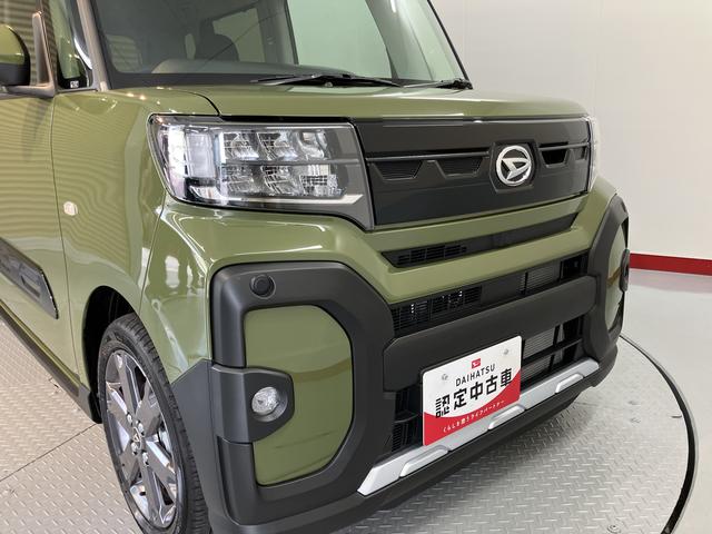 タントファンクロスターボ両側電動スライドドア　前席シートヒーター　オートライト　ＬＥＤヘッドライト　電動パーキング　障害物センサー　プッシュスタート　アイドリングストップ　キーフリーシステム　電動格納ドアミラー（愛媛県）の中古車
