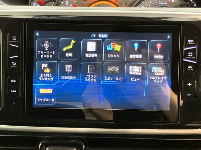 ムーヴキャンバスＧブラックインテリアリミテッド　ＳＡIII純正ナビ　パノラマモニター　フルセグＴＶ　ＣＤ　ＤＶＤ　ＵＳＢ　Ｂｌｕｅｔｏｏｔｈ　ドラレコ　ＥＴＣ　両側電動スライドドア　オートライト　ＬＥＤヘッドライト　プッシュスタート　アイドリングストップ（愛媛県）の中古車