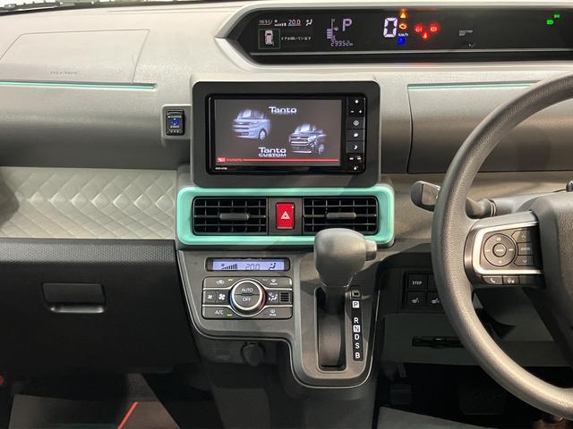 タントＸセレクション純正ナビ　バックカメラ　フルセグＴＶ　ＣＤ　ＤＶＤ　ＵＳＢ　Ｂｌｕｅｔｏｏｔｈ　ドラレコ　ＥＴＣ　左側電動スライドドア　前席シートヒーター　オートライト　ＬＥＤヘッドライト　アイドリングストップ（愛媛県）の中古車