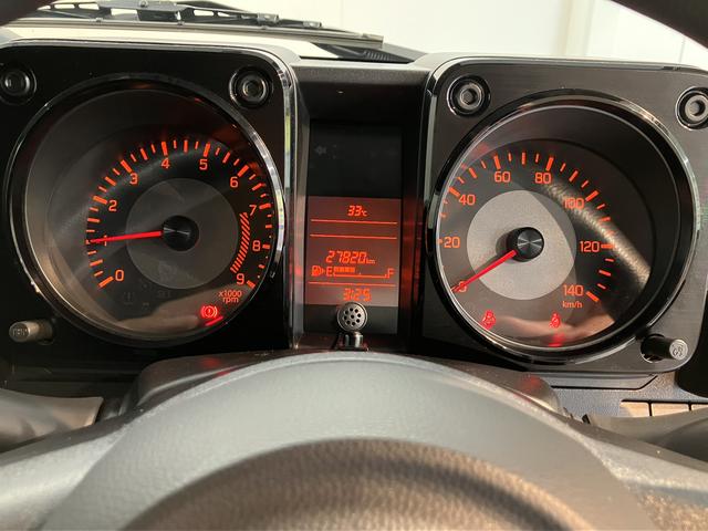 ジムニーＸＬ４ＷＤ　５ＭＴ車　純正ナビ　フルセグＴＶ　ＣＤ　ＤＶＤ　ＵＳＢ　Ｂｌｕｅｔｏｏｔｈ　ＥＴＣ　社外ドライブレコーダー　プッシュスタート　前席シートヒーター　フォグランプ（愛媛県）の中古車