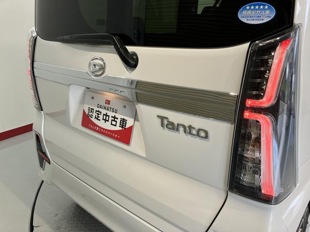 タントカスタムＸスタイルセレクション２ＷＤ　プッシュスタート　両側電動スライドドア　コーナーセンサー　アイドリングストップ車　オートライト　オートマチックハイビーム　ＬＥＤヘッドライト　フロントフォグランプ　運転席・助手席シートヒーター（愛媛県）の中古車