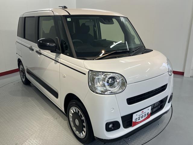 ムーヴキャンバスセオリーＧ２ＷＤ　電動パーキングブレーキ　オートブレーキホールド　ベンチシート　運転席・助手席シートヒーター　プッシュスタート　両側電動スライドドア　コーナーセンサー　アイドリングストップ車　オートライト（愛媛県）の中古車