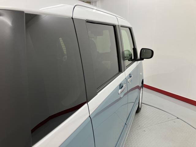 ムーヴキャンバスストライプスＧターボ両側電動スライドドア　プッシュスタート　アダプティブクルーズコントロール　左右シートヒーター　電動パーキング　ＬＥＤヘッドライト　フォグランプ　バックカメラ　アダプティブドライビングビーム（愛媛県）の中古車