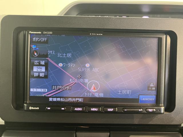 タントカスタムＸセレクションメモリーナビ　バックカメラ　スマートアシスト　ワンセグＴＶ　両側電動スライドドア　プッシュスタート　ＬＥＤヘッドライト　オートライト　　左右シートヒーター　ＥＴＣ車載器　前後ドライブレコーダー（愛媛県）の中古車