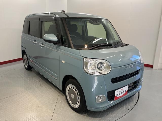 ムーヴキャンバスセオリーＧ２ＷＤ　プッシュスタート　両側電動スライドドア　コーナーセンサー　アイドリングストップ車　オートライト　オートマチックハイビーム　ベンチシート　運転席・助手席シートヒーター　電動パーキングブレーキ（愛媛県）の中古車