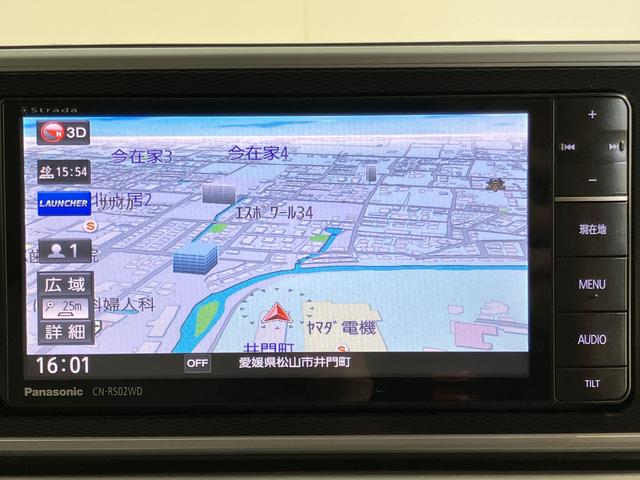 キャストスタイルＧ　ＳＡIIAftermarketナビ　バックカメラ　フルセグＴＶ　ＣＤ　ＤＶＤ　ＵＳＢ　Ｂｌｕｅｔｏｏｔｈ　ＥＴＣ　オートライト　ＬＥＤヘッドライト　ベンチシート　プッシュスタート　アイドリングストップ　電動格納ドアミラー（愛媛県）の中古車