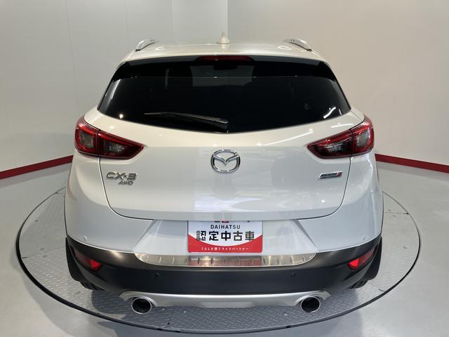 CX−3XD Lパッケージ4WD クルーズコントロール オートライト LEDヘッドライト 運転席・助手席シートヒーター コーナーセンサー純正ナビ ETC車載器 バックカメラ フルセグTV CD DVD USB AUX(愛媛県)の中古車